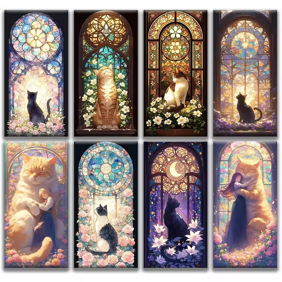 DIY Diamond Painting Art Animal, Mosaic Happy Cat Embroidery, 5D Full Square, Round Rhinestones,Cross Stitch,Home Wall Decor
DIY Diamond Painting Art Animal, Mosaic Happy Cat Embroidery, 5D Full Square, Round Rhinestones,Cross Stitch,Home Wall Decor
