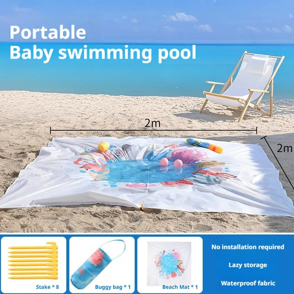 Beach Blanket For Outdoor Picnic Vacation Pool Kiddie Pool Sandproof Waterproof Easy To Fold And Stack For Storage 6.5X6.5Ft
Beach Blanket For Outdoor Picnic Vacation Pool Kiddie Pool Sandproof Waterproof Easy To Fold And Stack For Storage 6.5X6.5Ft