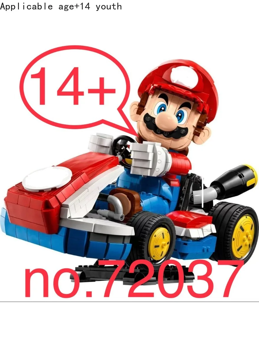 2025 New 72037 Standard Kart Model Building Blocks Classic Game Racing Car Assembly Bricks Toys for Kids Educational Gift
2025 New 72037 Standard Kart Model Building Blocks Classic Game Racing Car Assembly Bricks Toys for Kids Educational Gift