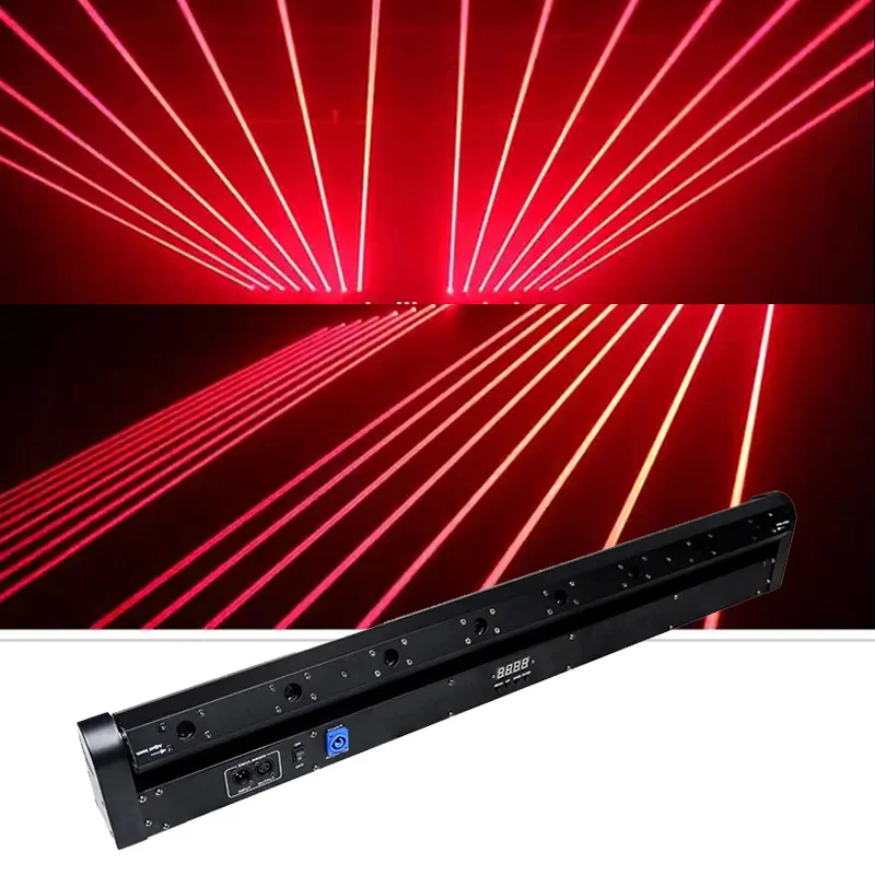 2R2G2B Laser Beam bar Light Super Bright 8 eyes single red moving head stage jig
2R2G2B Laser Beam bar Light Super Bright 8 eyes single red moving head stage jig