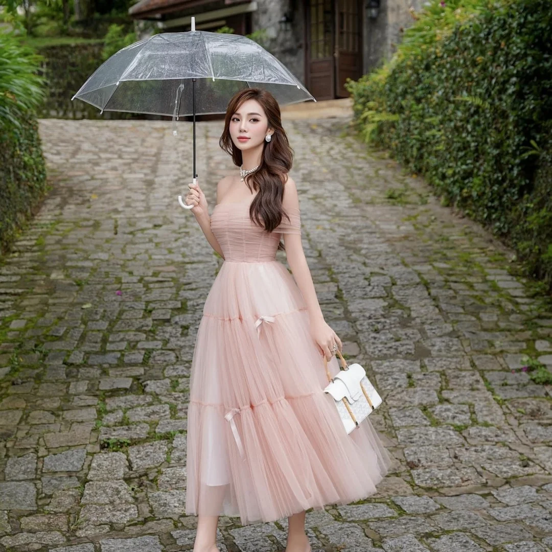 Customized Temperament Tulle A-Line Off the Shoulder Bow Evening Dresses Boat Neck Short Sleeves Homecoming Dress Modern
Customized Temperament Tulle A-Line Off the Shoulder Bow Evening Dresses Boat Neck Short Sleeves Homecoming Dress Modern