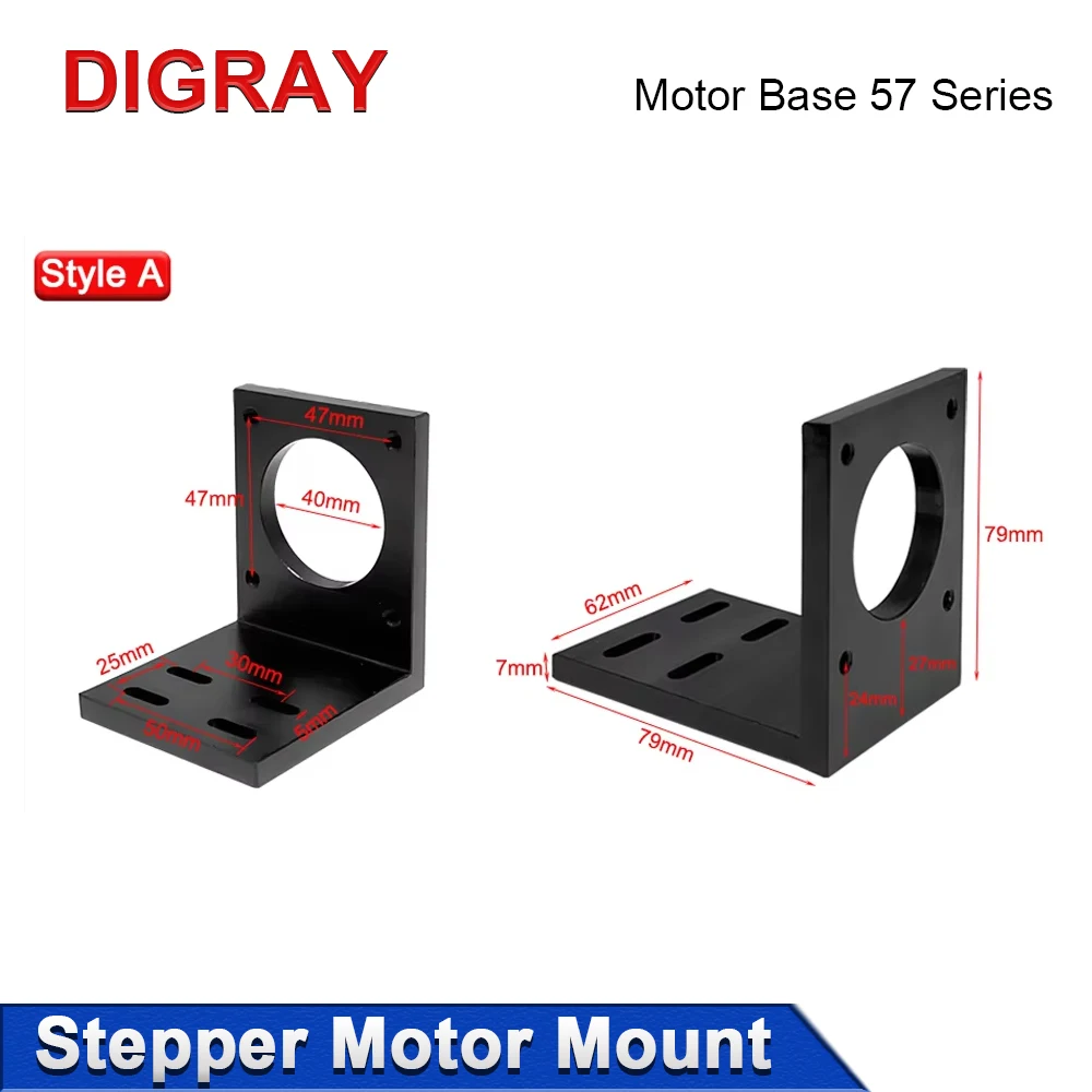 DIGRAY Motor Mount for 57 Stepper Motor Aluminum Mount Fastener Mounting Bracket Support
DIGRAY Motor Mount for 57 Stepper Motor Aluminum Mount Fastener Mounting Bracket Support