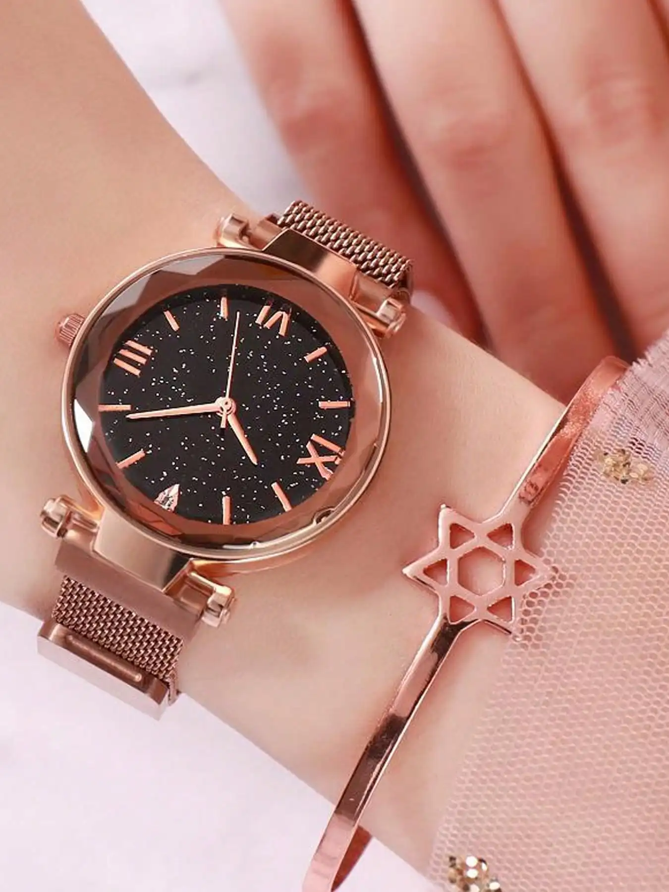 Магнитный сетчатый ремень, римские звездное небо, женские часы, звездное небо, женские часы, студенческие модные кварцевые часы
Магнитный сетчатый ремень, римские звездное небо, женские часы, звездное небо, женские часы, студенческие модные кварцевые часы