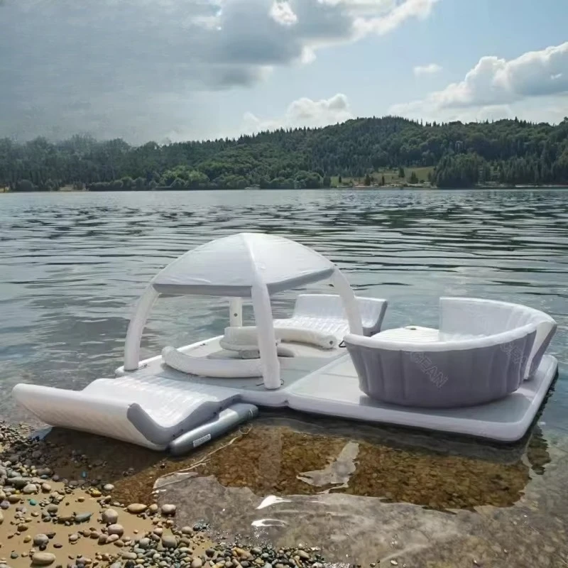 Inflatable Water Leisure Platform with Tent Floating Island Inflatable Jet Ski Dock Inflatable Floating Dock
Inflatable Water Leisure Platform with Tent Floating Island Inflatable Jet Ski Dock Inflatable Floating Dock
