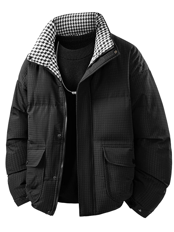 Men's Thiened Cotton Jaet 2025 Winter New Sle Casual Color Stand Collar Faionable Winter Outerwear
Men's Thiened Cotton Jaet 2025 Winter New Sle Casual Color Stand Collar Faionable Winter Outerwear