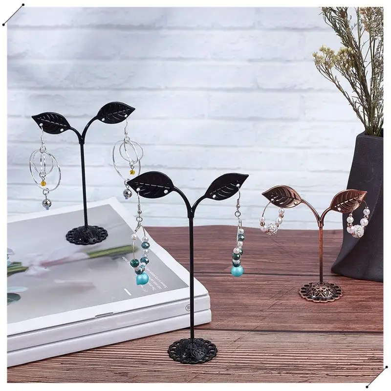 6Pcs Leaf Shape T Shape Earring Display Stand Jewelry Organizer For Retail Photography Prop
6Pcs Leaf Shape T Shape Earring Display Stand Jewelry Organizer For Retail Photography Prop