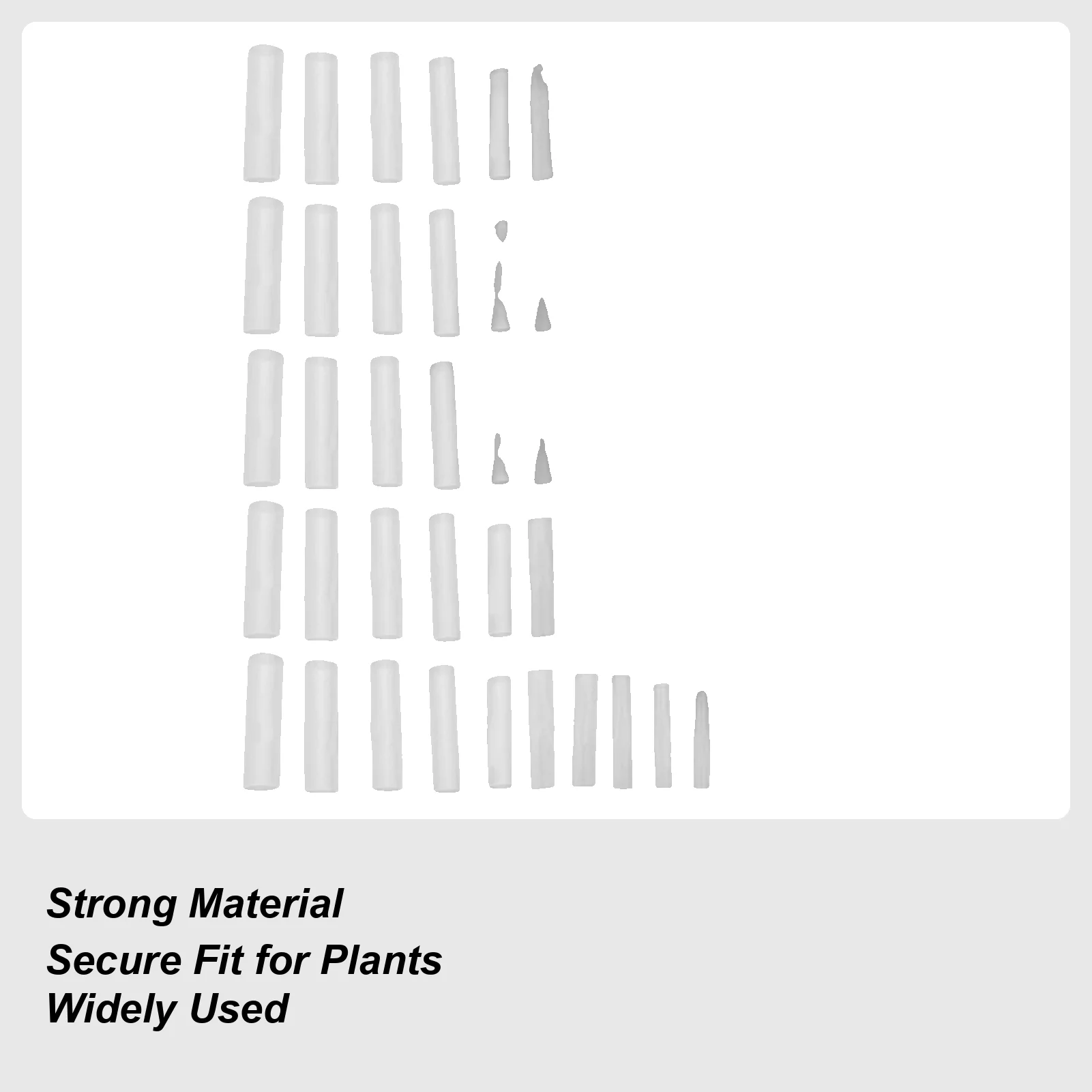 Насадки для прививки, 50 предметов, силиконовый щит, защита для деревьев для садовых растений, фермеров, садовников, цветочных стеблей 3-7,5 мм
Насадки для прививки, 50 предметов, силиконовый щит, защита для деревьев для садовых растений, фермеров, садовников, цветочных стеблей 3-7,5 мм