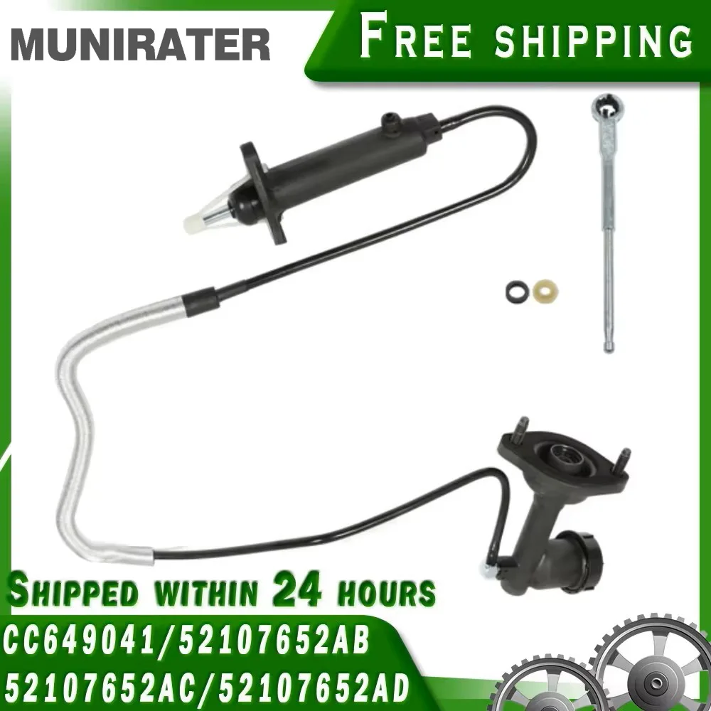 Сменный главный и вспомогательный цилиндр сцепления в сборе для Wrangler 1997-2002 2.5L 4.0L 52107652AB
Сменный главный и вспомогательный цилиндр сцепления в сборе для Wrangler 1997-2002 2.5L 4.0L 52107652AB