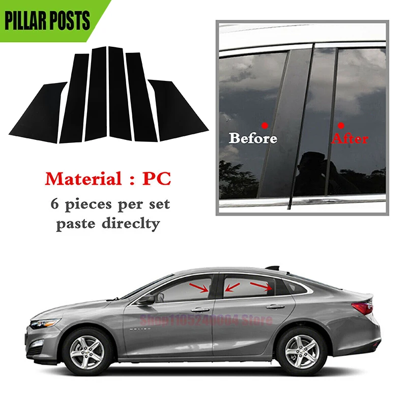 For Chevrolet Malibu 2016 2017 2018 2019 2020 2021 Gloss Black Pillar Posts Window Moulding Door Trim Decor Cover Sticker
For Chevrolet Malibu 2016 2017 2018 2019 2020 2021 Gloss Black Pillar Posts Window Moulding Door Trim Decor Cover Sticker