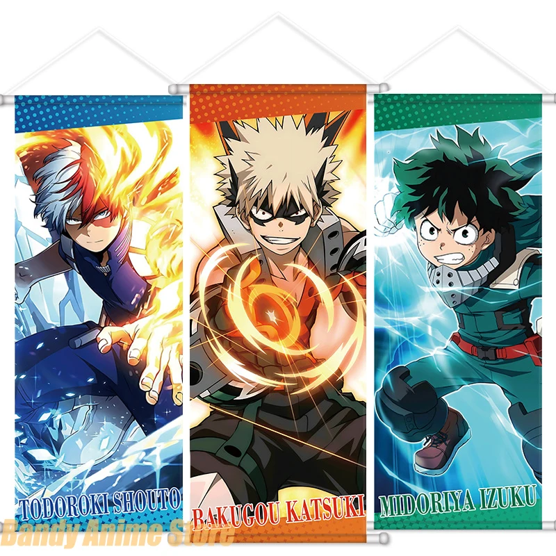 My Hero Academia Hanging Scrolls Painting Midoriya Izuku Bakugo Anime Poster Wall Scroll Art Room Decoration Gifts
My Hero Academia Hanging Scrolls Painting Midoriya Izuku Bakugo Anime Poster Wall Scroll Art Room Decoration Gifts