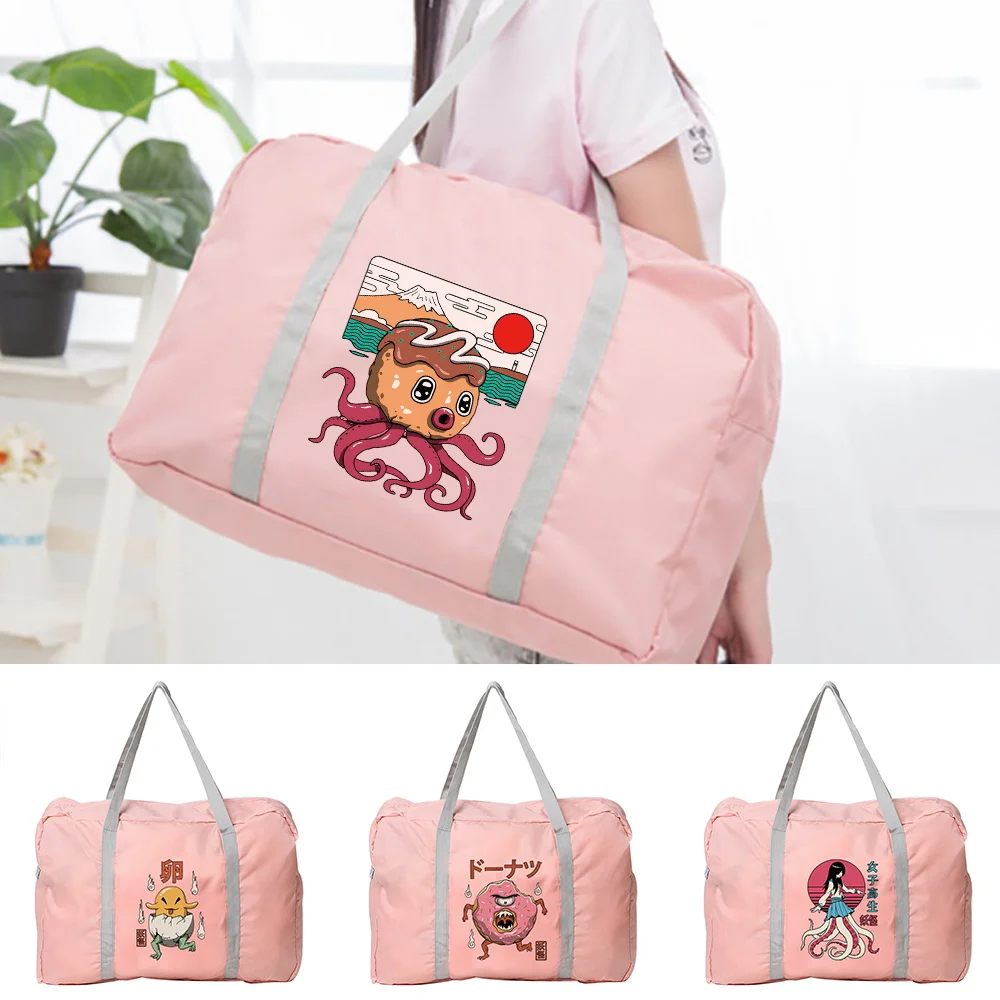 Travel Handbag Lightweight Reusable Large Capacity Cute Monster Pattern Printing Series Spacious Durable Luggage Organizer
Travel Handbag Lightweight Reusable Large Capacity Cute Monster Pattern Printing Series Spacious Durable Luggage Organizer