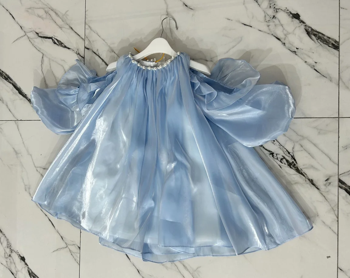 2026 Baby Girl Princess Silk Dress Off Shoulder Party Child Wedding Birthday Pearl Collar for Eid Vestido Clothes Infant Toddler
2026 Baby Girl Princess Silk Dress Off Shoulder Party Child Wedding Birthday Pearl Collar for Eid Vestido Clothes Infant Toddler