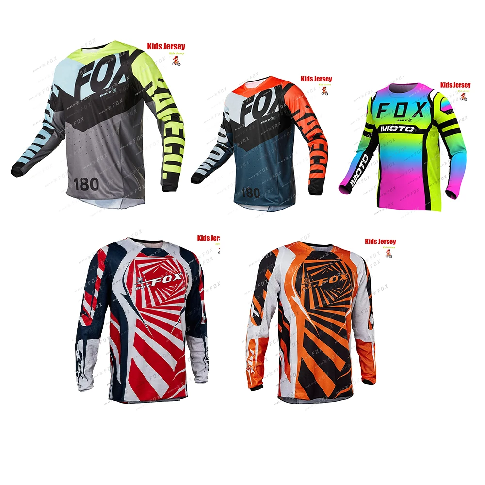 MTB Kids Downhill Jersey BATFOX Mountain Bike Jersey Motocross Motorcycle Jersey Children's jersey
MTB Kids Downhill Jersey BATFOX Mountain Bike Jersey Motocross Motorcycle Jersey Children's jersey