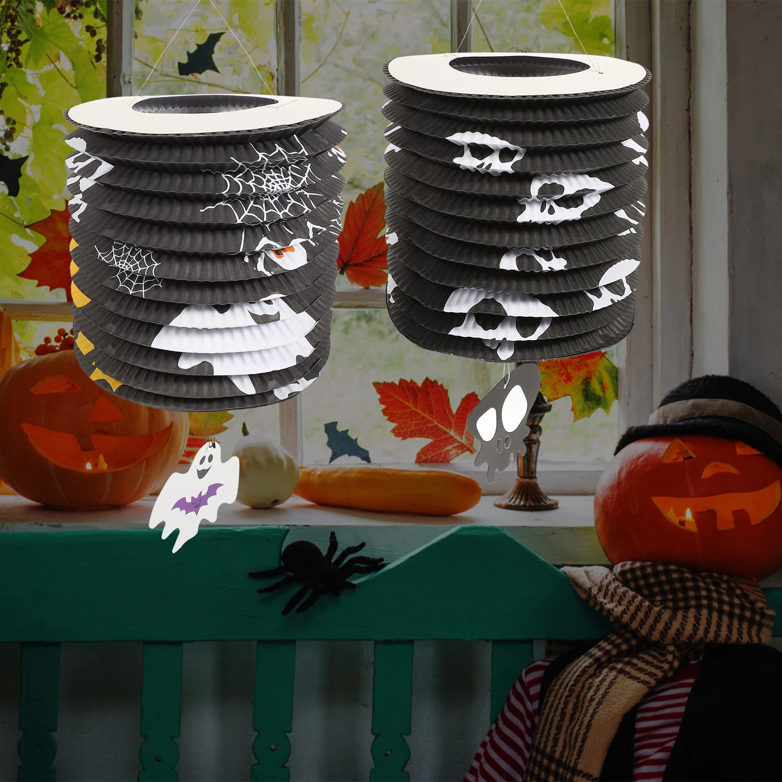 6 Pcs Foldable Halloween Lantern Paper Decor Decoration Lanterns Decorative Outdoor
6 Pcs Foldable Halloween Lantern Paper Decor Decoration Lanterns Decorative Outdoor
