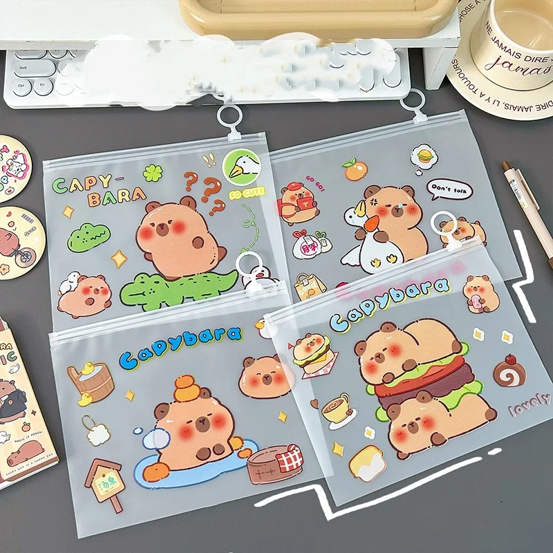 36 pcs/lot Kawaii Capybara Pencil Case Transparent Pen Bag Stationery Pouch Office School Supplies wholesale
36 pcs/lot Kawaii Capybara Pencil Case Transparent Pen Bag Stationery Pouch Office School Supplies wholesale