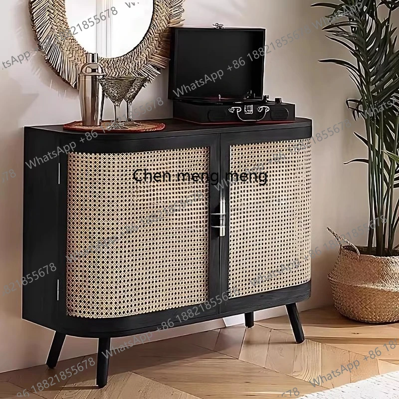 Vintage entryway, rattan storage cabinet, living room decoration cabinet, wall-wall, dining side display cabinet
Vintage entryway, rattan storage cabinet, living room decoration cabinet, wall-wall, dining side display cabinet