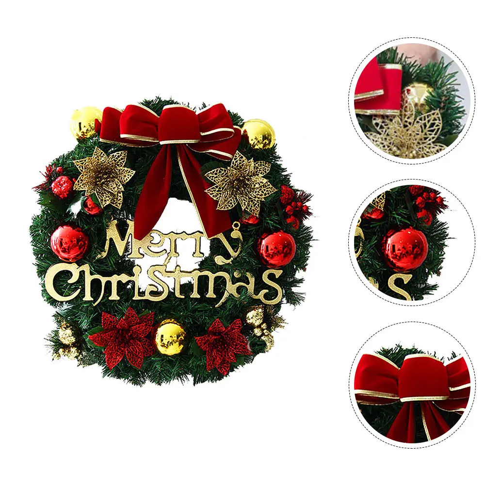 1 Set Christmas Garland Decorative Wreath Wall Hanging Pvc Iron Art With 4M Led Light String Festival Party Decoration Xmas
1 Set Christmas Garland Decorative Wreath Wall Hanging Pvc Iron Art With 4M Led Light String Festival Party Decoration Xmas