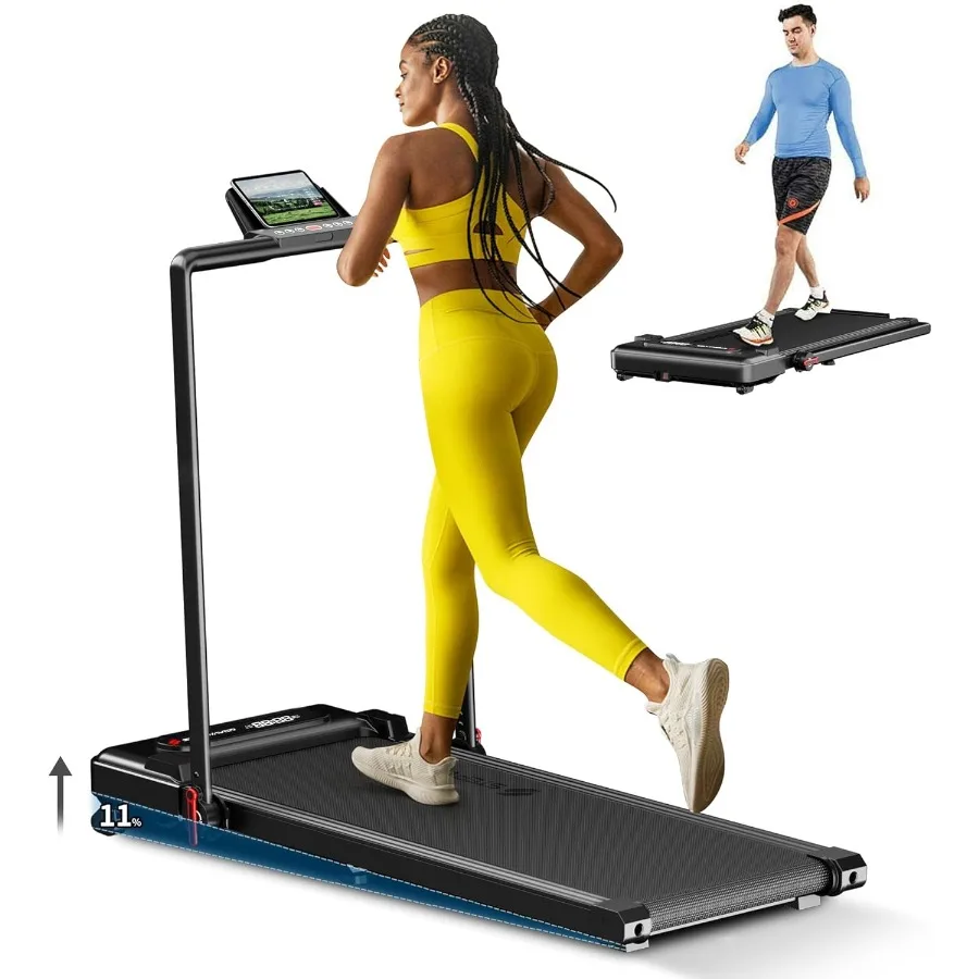 3.5HP Foldable Walking Pad Treadmill with Incline and Handle Bar for Home Office and Apartment Use 3in1 Portable Under Desk Tre
3.5HP Foldable Walking Pad Treadmill with Incline and Handle Bar for Home Office and Apartment Use 3in1 Portable Under Desk Tre