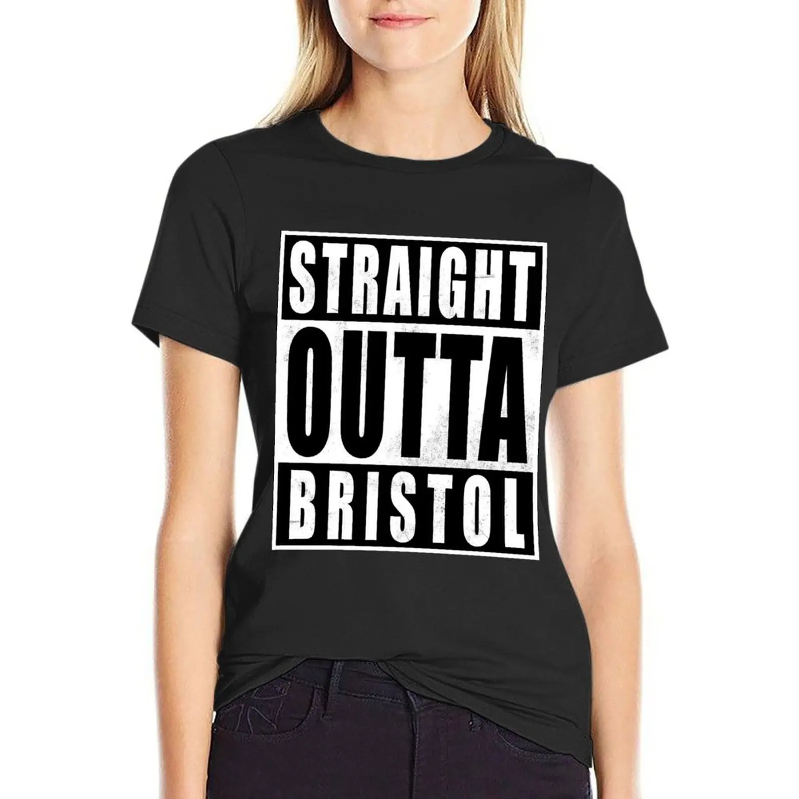 Straight Outta Bristol T-Shirt cute clothes female cute tops Women's cotton t-shirt
Straight Outta Bristol T-Shirt cute clothes female cute tops Women's cotton t-shirt