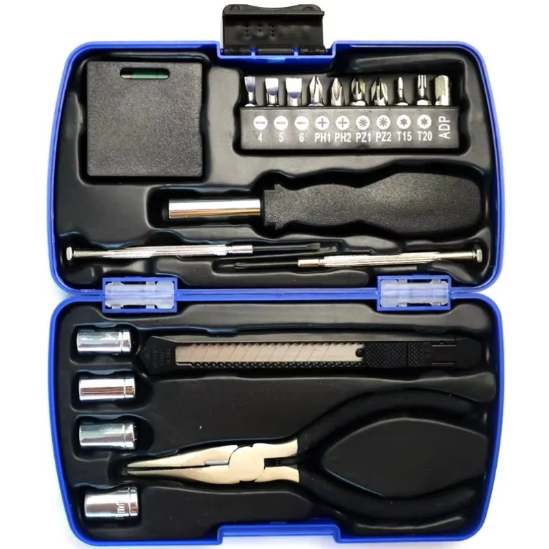 STLF 21 Promotion Mini Gift Hand Repair with Plastic Box Tool Set Tool Kit
STLF 21 Promotion Mini Gift Hand Repair with Plastic Box Tool Set Tool Kit