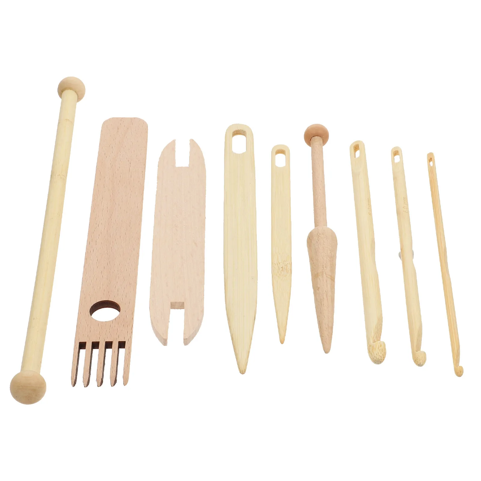 1Set Tapestry Weaving Tools Wooden Crochet Hooks Knitting Needles Shuttle Stick for DIY Handicrafts Sweater Hat Scarf Wall
1Set Tapestry Weaving Tools Wooden Crochet Hooks Knitting Needles Shuttle Stick for DIY Handicrafts Sweater Hat Scarf Wall