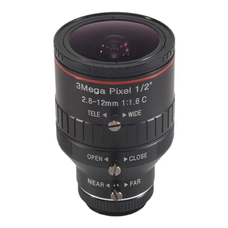 A55T Industrial Lens Manual Iris Zoom 2.8-12Mm 3MP C Mount Lens CCTV LENS Camera Accessories
A55T Industrial Lens Manual Iris Zoom 2.8-12Mm 3MP C Mount Lens CCTV LENS Camera Accessories