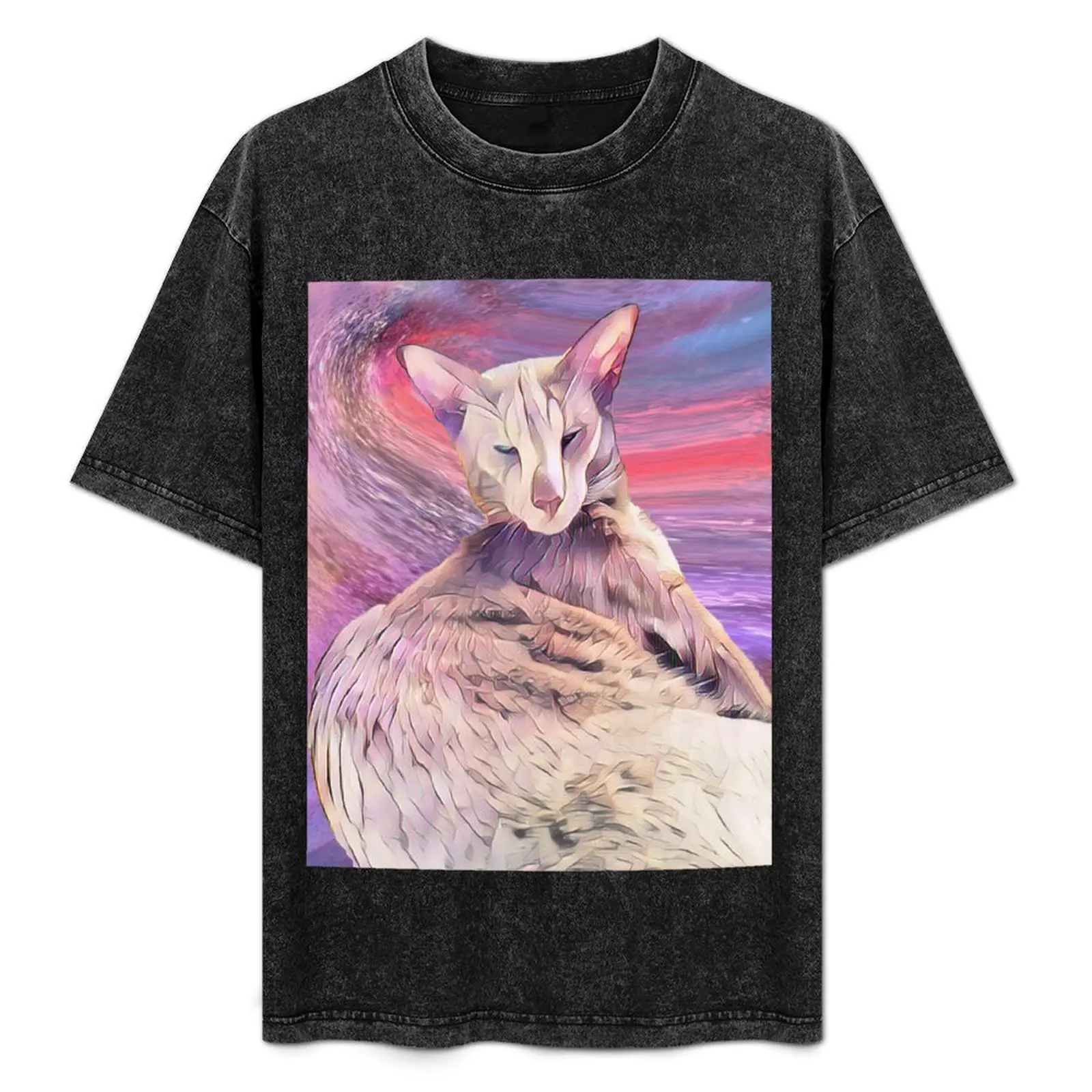 Siamese Cat T-Shirt Fashion Casual Short Sleeve Top
Siamese Cat T-Shirt Fashion Casual Short Sleeve Top
