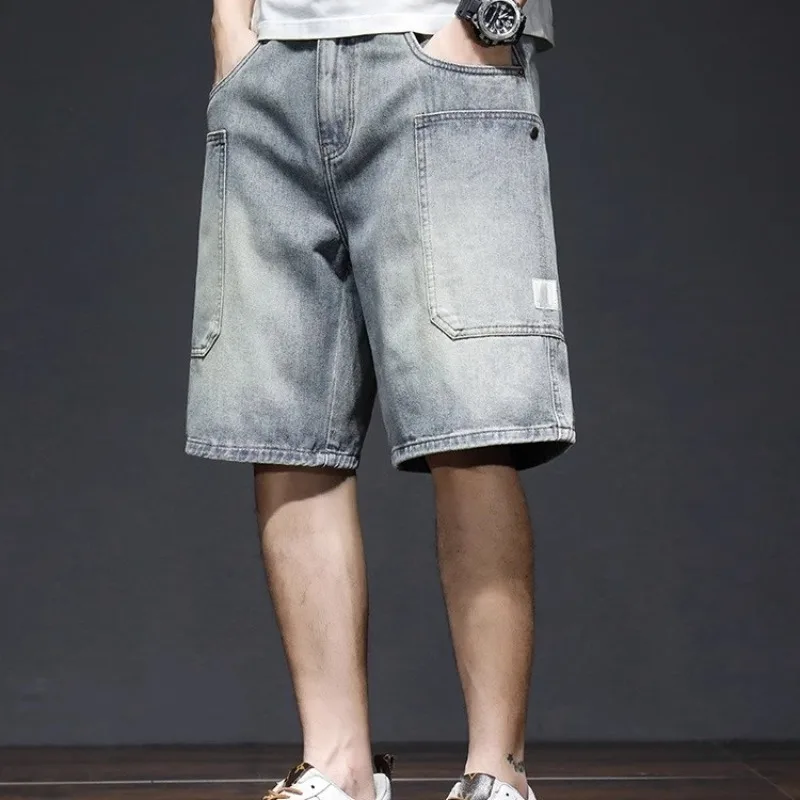 Summer Thin 2026 Washed Multi-pocket Denim Shorts Men's Trendy Vintage Quarter Baggy Pants Men's Loose Work Wear Mid-pants
Summer Thin 2026 Washed Multi-pocket Denim Shorts Men's Trendy Vintage Quarter Baggy Pants Men's Loose Work Wear Mid-pants