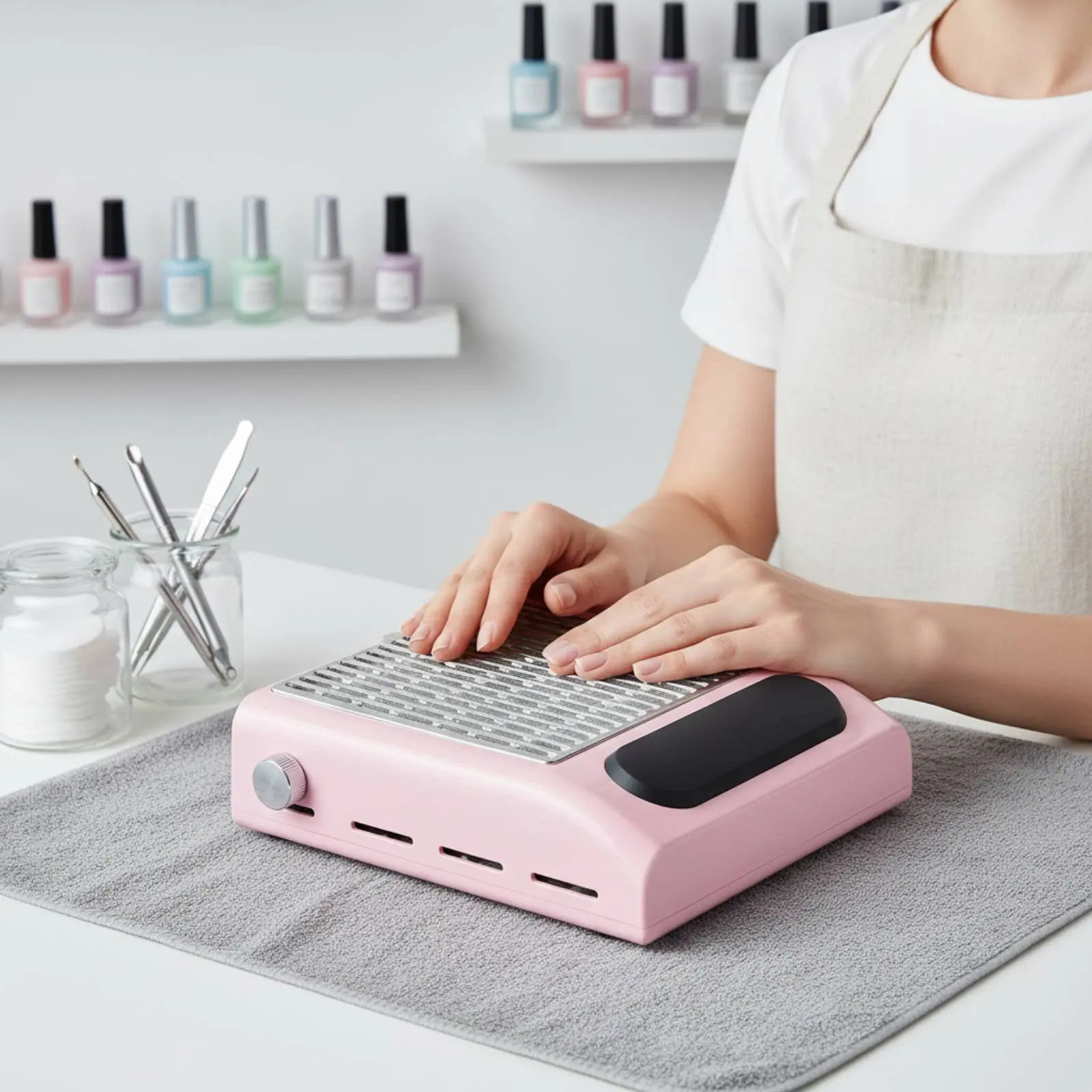 Electric Nail Dust Collector 100W Manicure Dust Vacuum Beauty Tool Powerful Suction Easy to Clean for Salon Workers
Electric Nail Dust Collector 100W Manicure Dust Vacuum Beauty Tool Powerful Suction Easy to Clean for Salon Workers