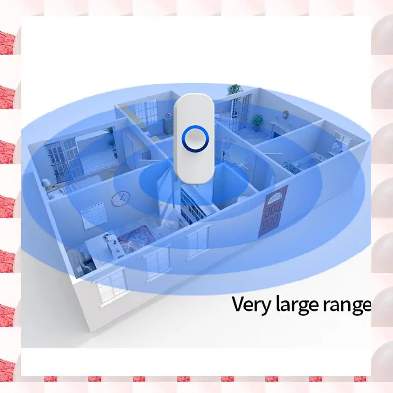 ABGN Waterproof Wireless Doorbell Home Welcome Smart Home Door Bell Remote Smart Bell Chime
ABGN Waterproof Wireless Doorbell Home Welcome Smart Home Door Bell Remote Smart Bell Chime