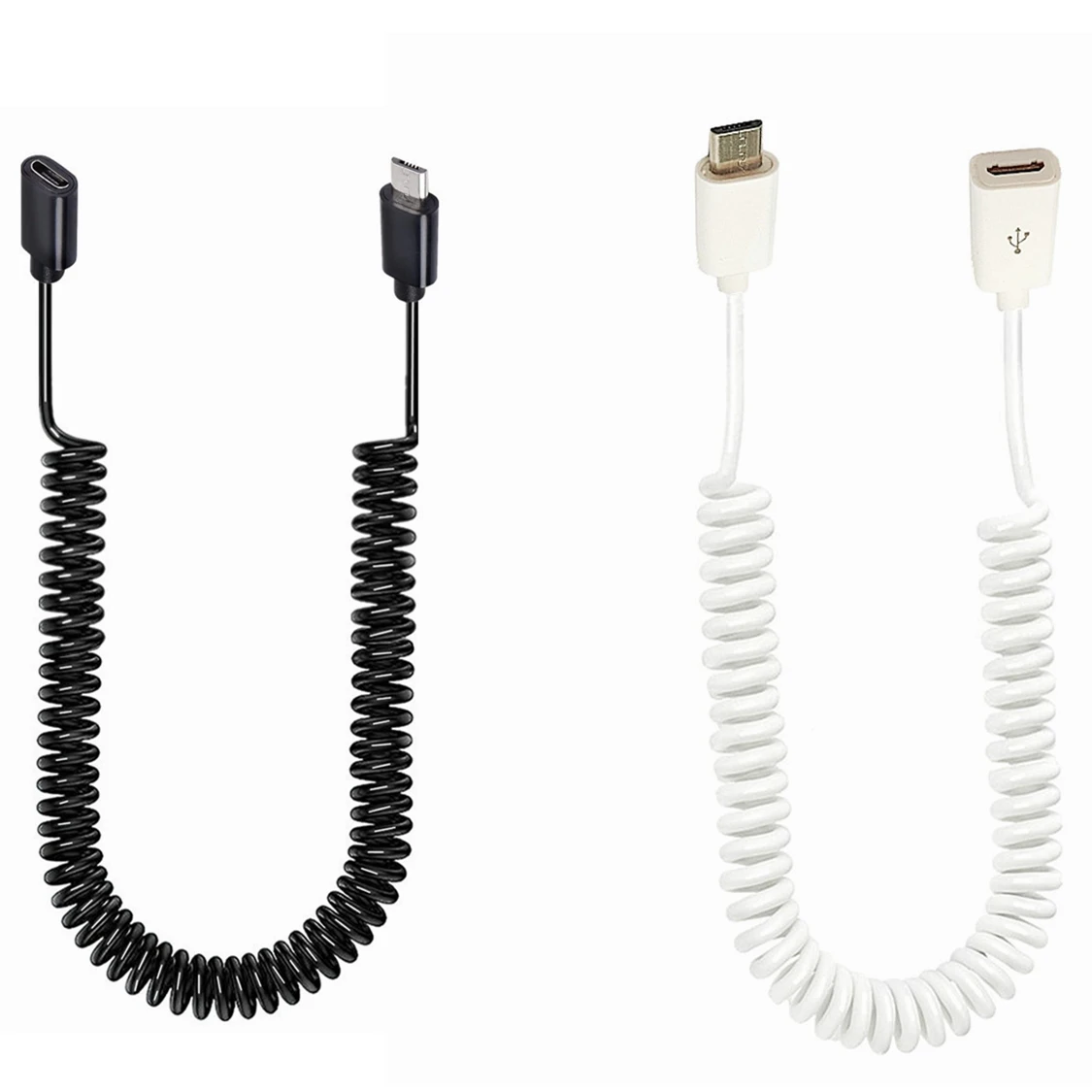 Micro USB Spring wire Coiled Micro USB B Male Female M/F Extension Data Transfer 5-Core Charging Spiral Cable Cord 50cm 200cm
Micro USB Spring wire Coiled Micro USB B Male Female M/F Extension Data Transfer 5-Core Charging Spiral Cable Cord 50cm 200cm
