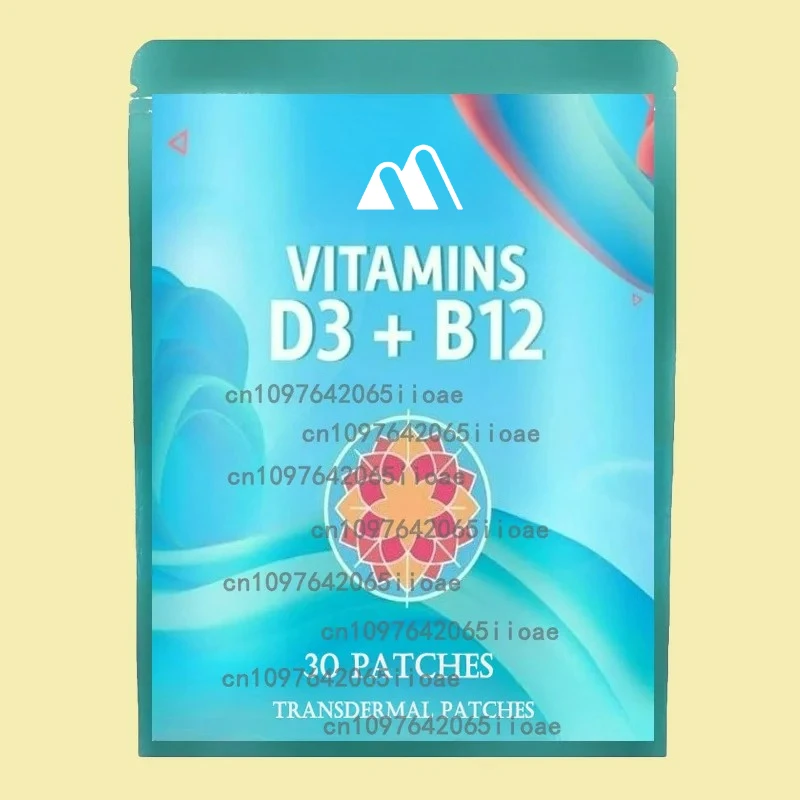 30 Patches Vitamin D3 & Vitamin B12 Transdermal Patches Enhanced Bone & Muscle Strength, Hearth Health and Energy
30 Patches Vitamin D3 & Vitamin B12 Transdermal Patches Enhanced Bone & Muscle Strength, Hearth Health and Energy