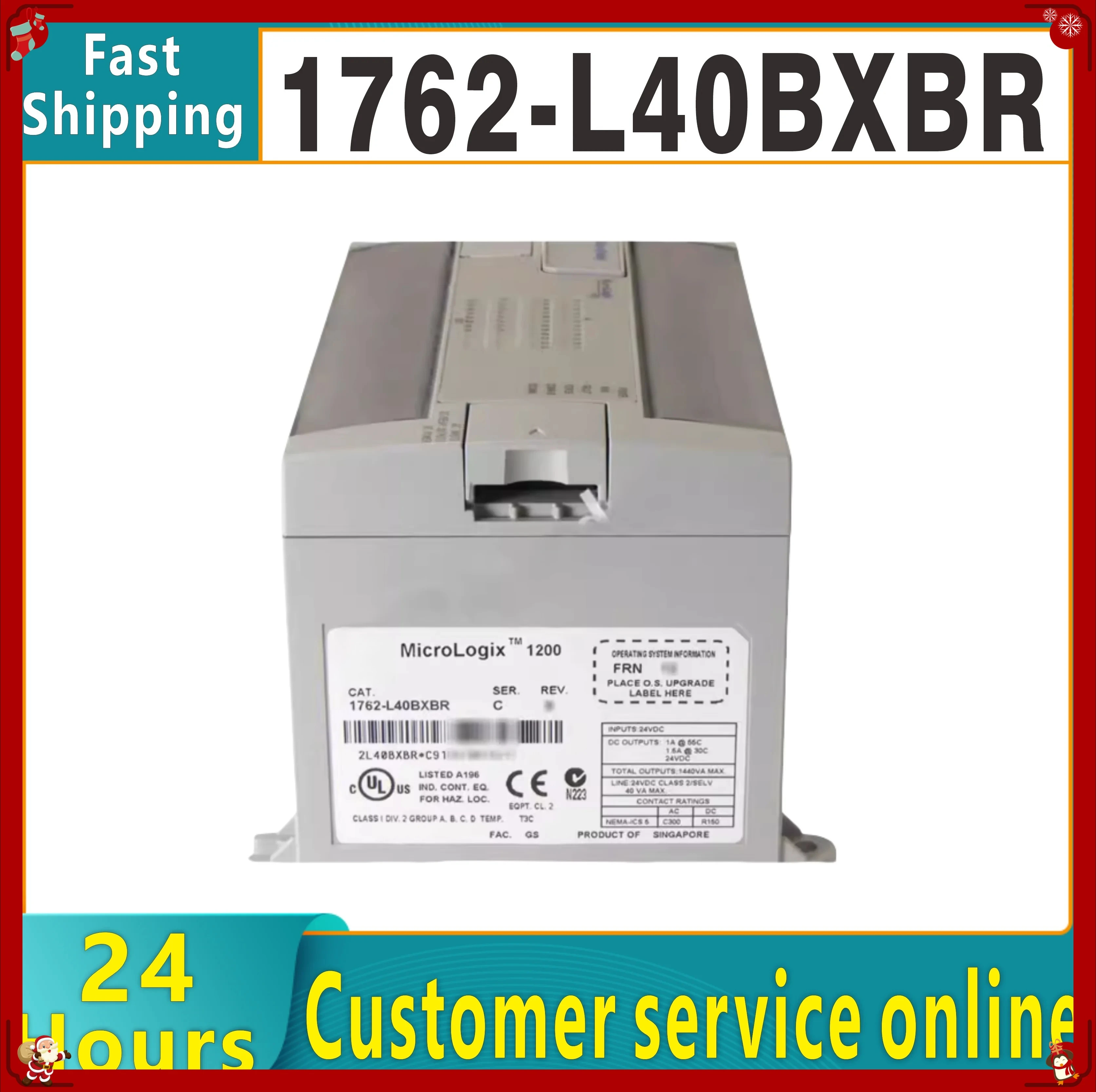 Новый оригинальный программируемый контроллер ПЛК 1762-L40BXB 1762-L40BWA 1762-L40BXBR 1762-MM1RTC
Новый оригинальный программируемый контроллер ПЛК 1762-L40BXB 1762-L40BWA 1762-L40BXBR 1762-MM1RTC