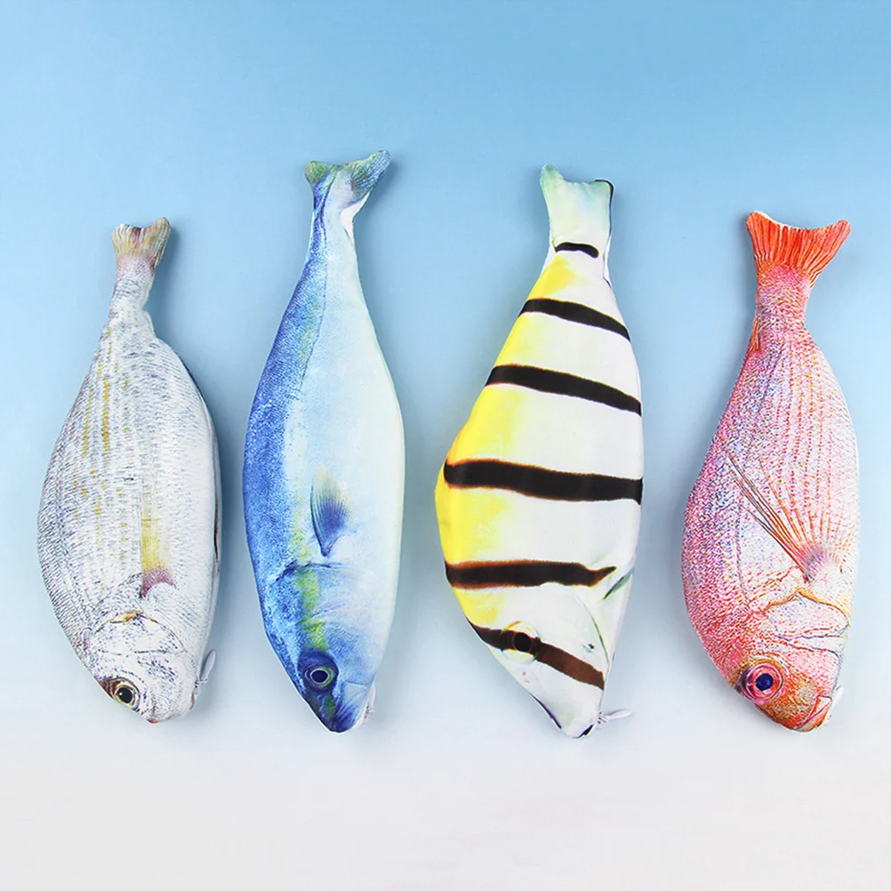 Simulated Fish Shaped Pencil Case Striped Fish Pattern Waterproof Multifunction Cosmetics Storage Bag for Kids
Simulated Fish Shaped Pencil Case Striped Fish Pattern Waterproof Multifunction Cosmetics Storage Bag for Kids