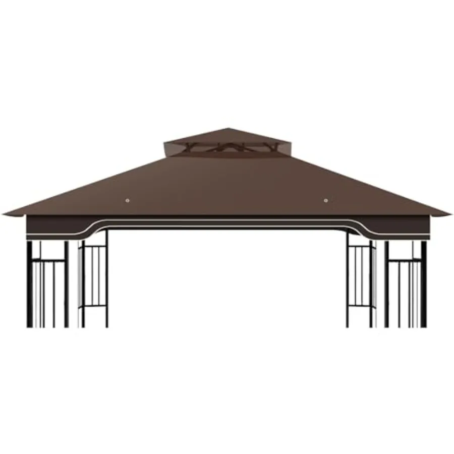 Replacement Gazebo Canopy for 10x12 Regency II Model L-GZ798PST Heavy-Duty Ripstop Waterproof and UV Protective Top Cover
Replacement Gazebo Canopy for 10x12 Regency II Model L-GZ798PST Heavy-Duty Ripstop Waterproof and UV Protective Top Cover