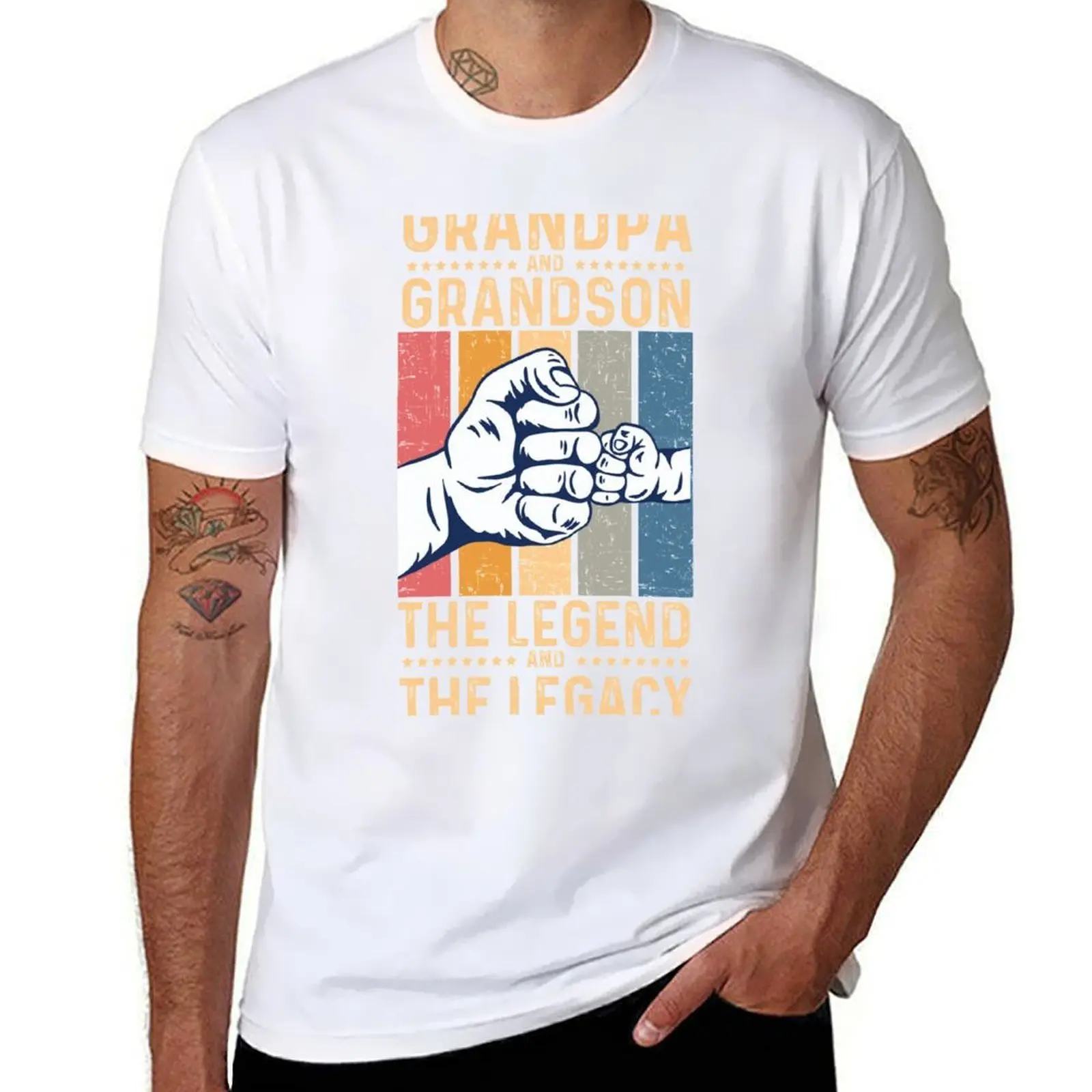 Grandpa And Grandson The Legend And The Legacy T-Shirt man tshirt t shirt men 100% cotton luxury brand T-Shirt
Grandpa And Grandson The Legend And The Legacy T-Shirt man tshirt t shirt men 100% cotton luxury brand T-Shirt