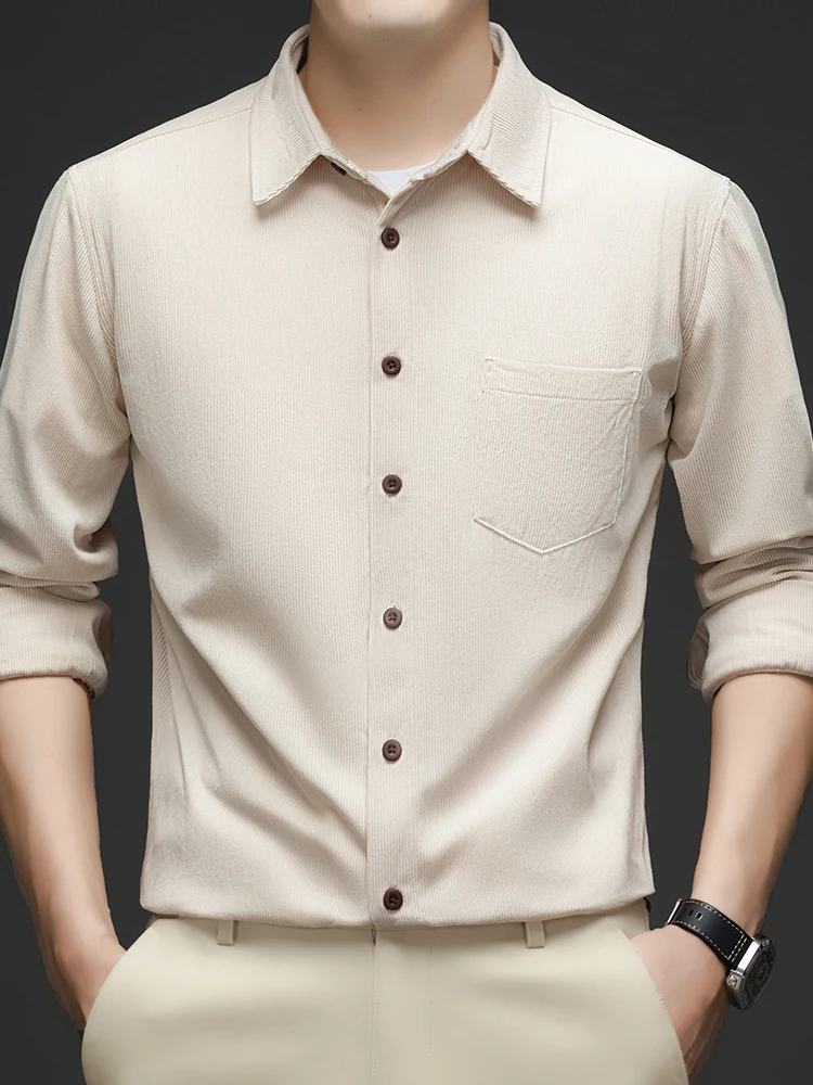2026Spring And Autumn New Long-Sleeve Shirts for Men's Middle-aged Business Casual Solid Color Versatile Wrinkle-Free Shirt Tops
2026Spring And Autumn New Long-Sleeve Shirts for Men's Middle-aged Business Casual Solid Color Versatile Wrinkle-Free Shirt Tops