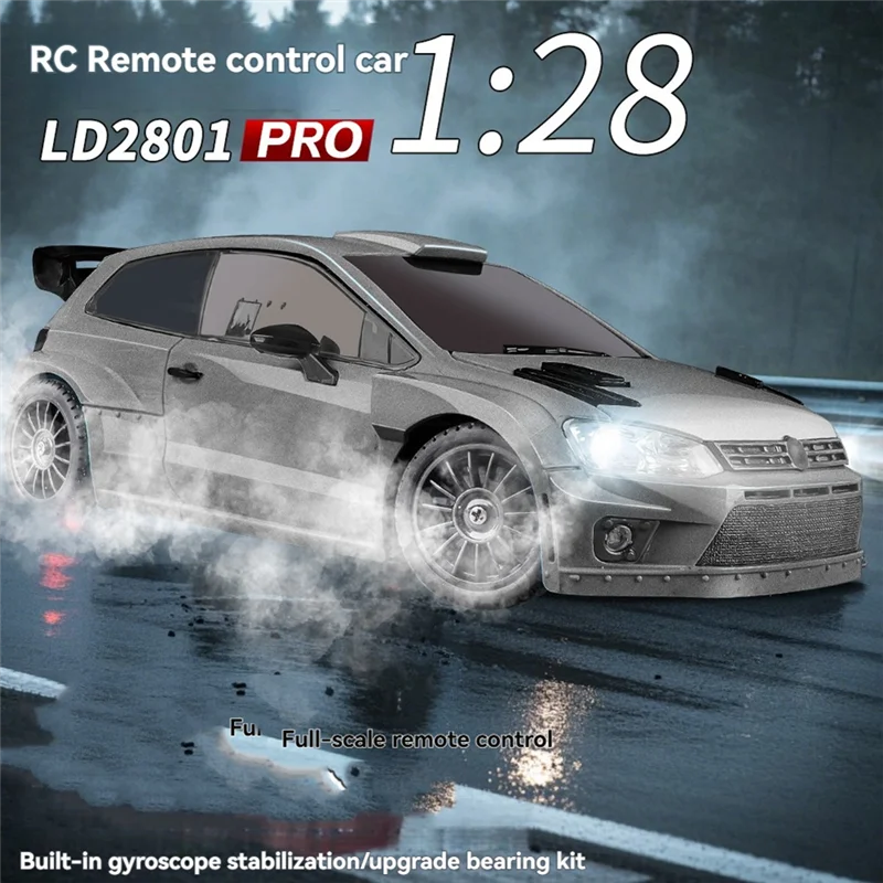 Hot-For Rc Drift Car Ld2801pro With Gyroscope 1:28 Full Proportion 4WD 2.4G Remote Control Car Toys For Adults
Hot-For Rc Drift Car Ld2801pro With Gyroscope 1:28 Full Proportion 4WD 2.4G Remote Control Car Toys For Adults