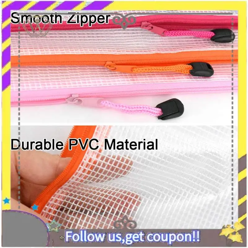 New 36 PCS Mesh Document Bag Multicolor PVC Waterproof Travel Storage Pouch For School Supplies,12 Colours
New 36 PCS Mesh Document Bag Multicolor PVC Waterproof Travel Storage Pouch For School Supplies,12 Colours