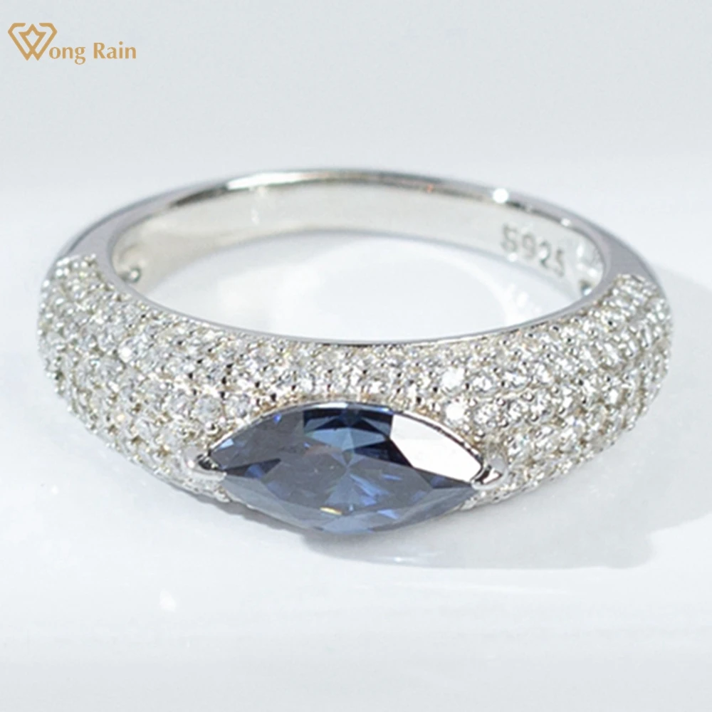 Wong Rain 925 Sterling Silver 3EX VVS1 Colorful Marquise Cut 1 CT Real Moissanite Diamonds Gems Rings Fine Jewelry Wedding Gifts
Wong Rain 925 Sterling Silver 3EX VVS1 Colorful Marquise Cut 1 CT Real Moissanite Diamonds Gems Rings Fine Jewelry Wedding Gifts
