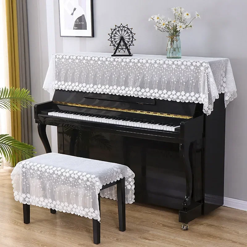 White Fabric Lace Piano Cover Modern Minimalist and Fresh Dust Cover American Home Aesthetic Electronic Piano Cover Cloth
White Fabric Lace Piano Cover Modern Minimalist and Fresh Dust Cover American Home Aesthetic Electronic Piano Cover Cloth