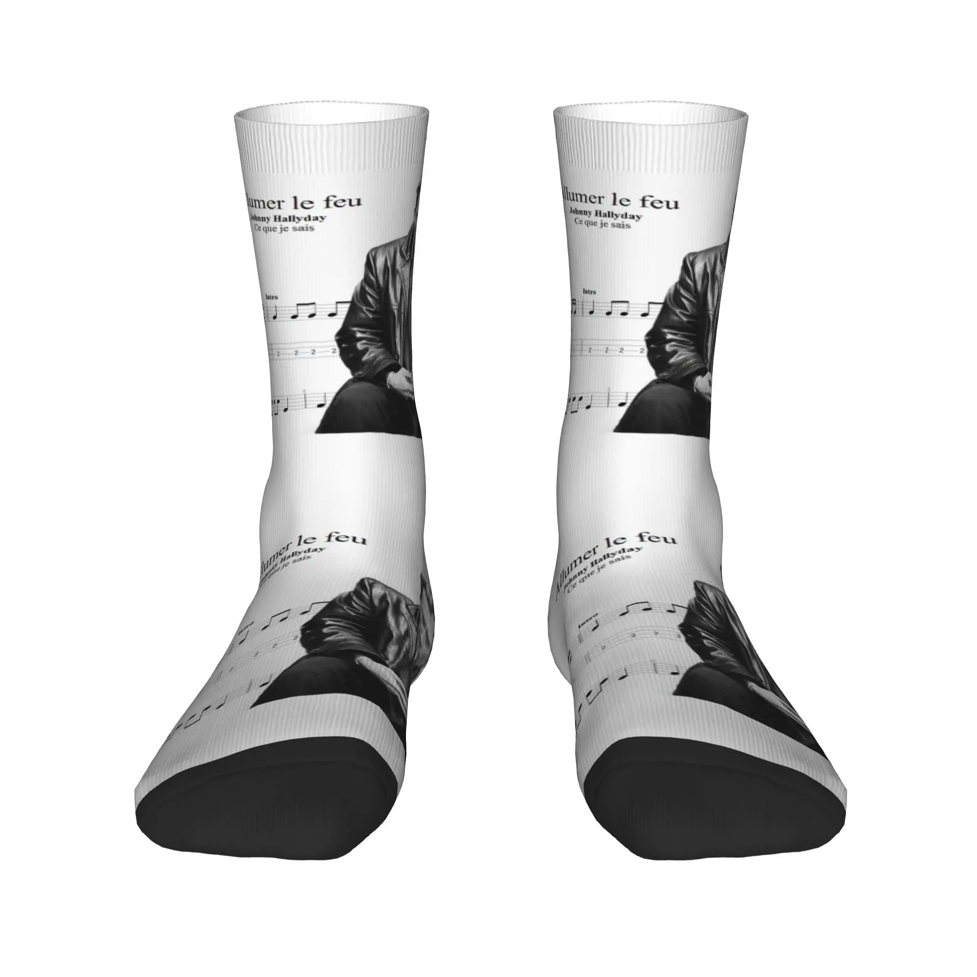 Johnny Hallyday Mens Crew Socks Unisex Fun 3D Printed French Singer Dress Socks
Johnny Hallyday Mens Crew Socks Unisex Fun 3D Printed French Singer Dress Socks