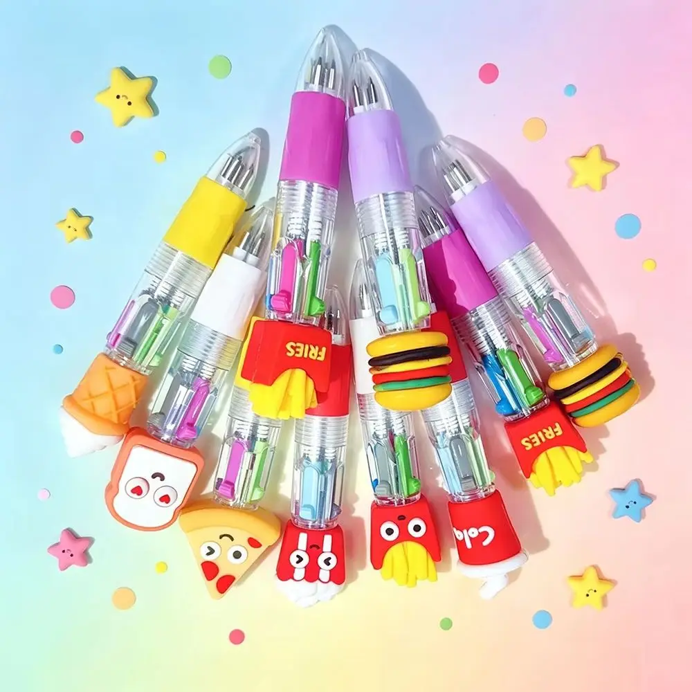 10Pcs/Lot Cute Cartoon Ice-cream Hamburg Cola Pizza Potato Pens Kawaii Food Mini 4 Color Ballpoint Pen Kids School Stationery
10Pcs/Lot Cute Cartoon Ice-cream Hamburg Cola Pizza Potato Pens Kawaii Food Mini 4 Color Ballpoint Pen Kids School Stationery