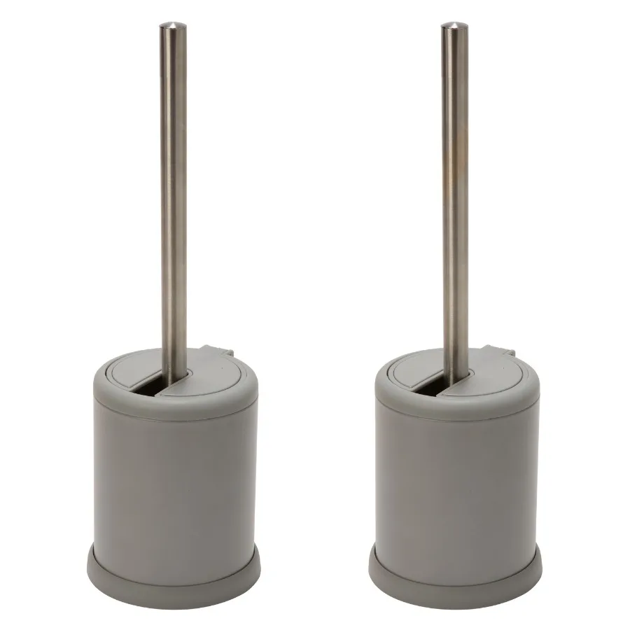 2 Pack Self-Closing Lid Toilet Brush with Holder - Hygienic Design for Easy Storage and Cleaning Ideal for Bathroom and Restroo
2 Pack Self-Closing Lid Toilet Brush with Holder - Hygienic Design for Easy Storage and Cleaning Ideal for Bathroom and Restroo