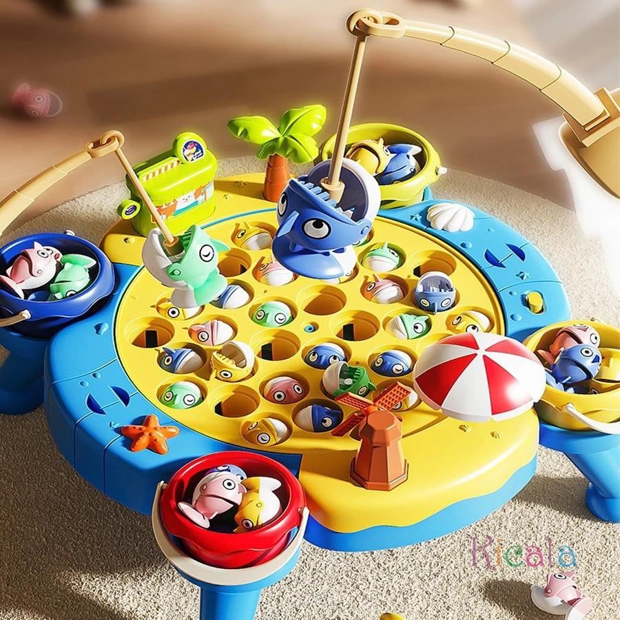 Kids Electric Fishing Game Toy Rotating Magnetic Fish Catching Board Educational Interactive Toy for Toddlers Birthday Gift
Kids Electric Fishing Game Toy Rotating Magnetic Fish Catching Board Educational Interactive Toy for Toddlers Birthday Gift