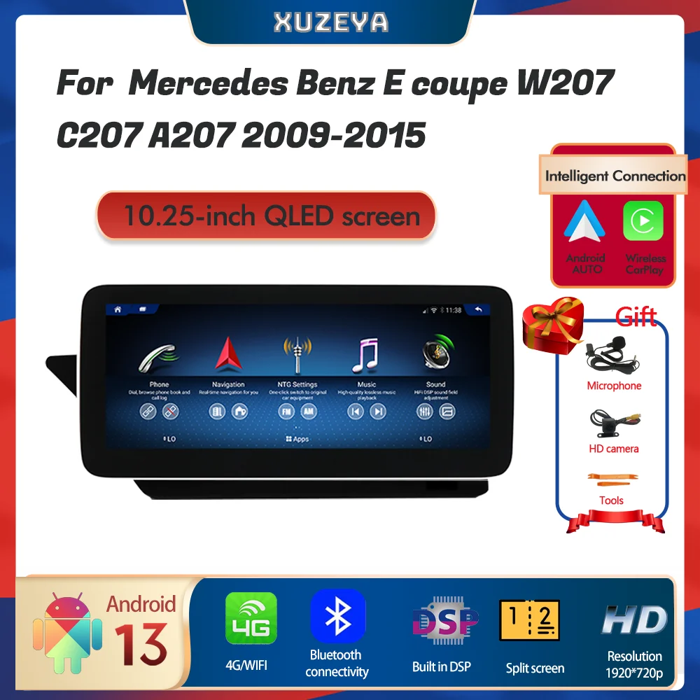 10.25inch Android13 For Mercedes Benz E coupe W207 C207 A207 2009-2015 GPS Carplay 5G HD360Camere NavigationMultimedia Player
10.25inch Android13 For Mercedes Benz E coupe W207 C207 A207 2009-2015 GPS Carplay 5G HD360Camere NavigationMultimedia Player