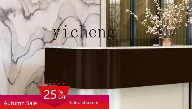 light luxury checkout page front desk high-end simple modern reception desk home accessories
light luxury checkout page front desk high-end simple modern reception desk home accessories