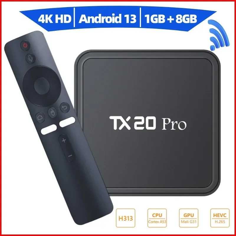 Smart Android 15.0 TV Box 1GB 8GB 2.4&5G Dual WIFI Quad Core 4K Media Player TV Box Android Top Box Supports 3D Video Playback
Smart Android 15.0 TV Box 1GB 8GB 2.4&5G Dual WIFI Quad Core 4K Media Player TV Box Android Top Box Supports 3D Video Playback