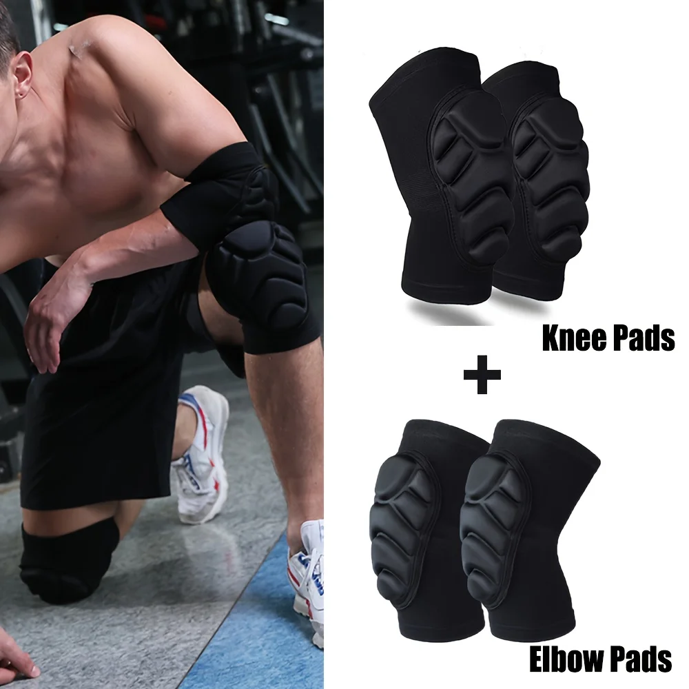 2pcs Unisex Knee & Elbow Sleeve Set,Thickened Elbow Support Sleeves for Men And Women, Featuring Padded Elbow Cushions
2pcs Unisex Knee & Elbow Sleeve Set,Thickened Elbow Support Sleeves for Men And Women, Featuring Padded Elbow Cushions