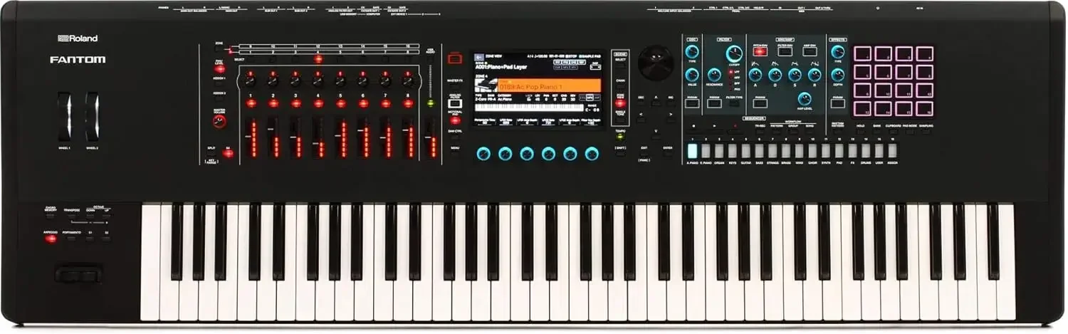 Roland FANTOM-7 76-key Semi-weighted Synthesizer Keyboard Music Workstation Professional Grade
Roland FANTOM-7 76-key Semi-weighted Synthesizer Keyboard Music Workstation Professional Grade